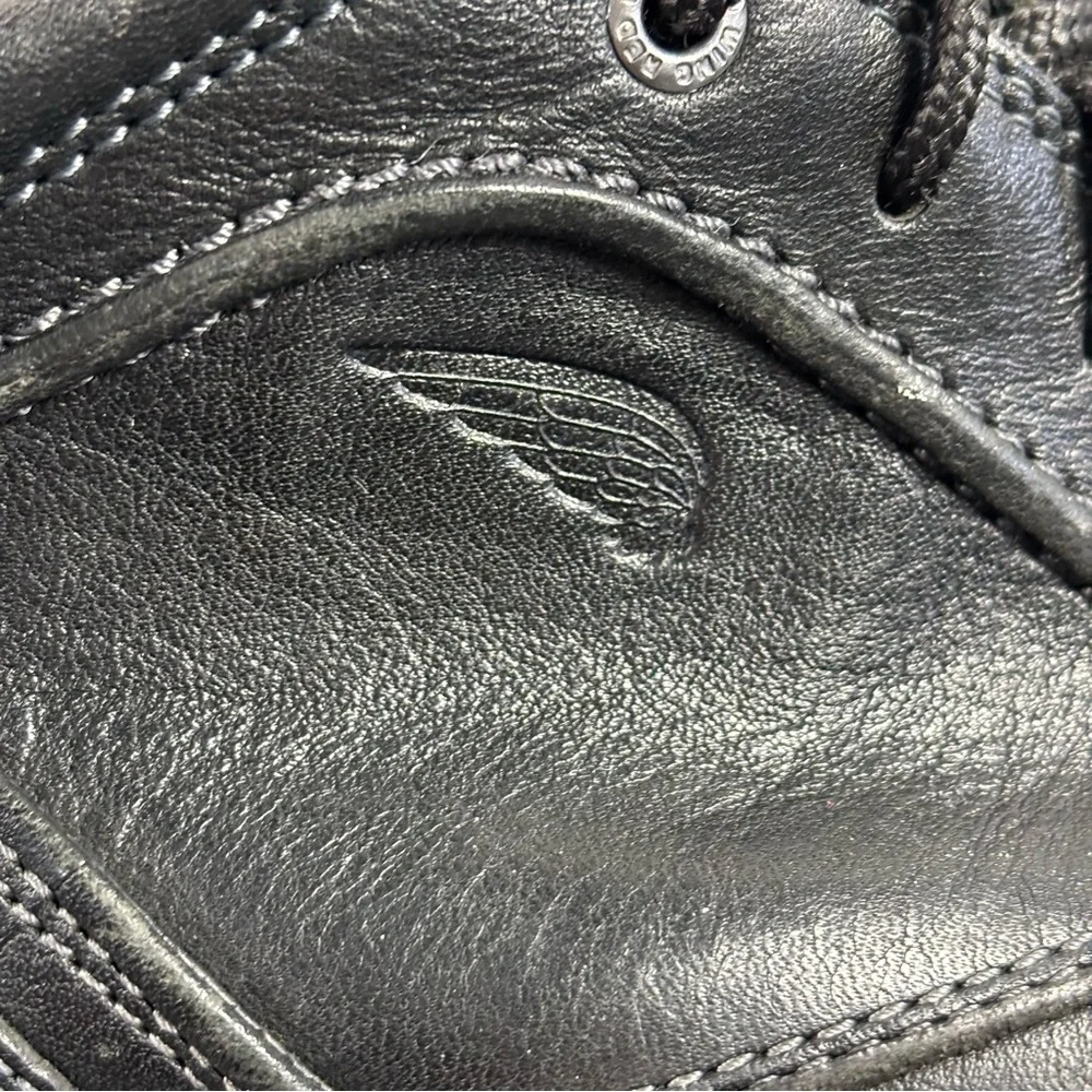 Red Wing Black Leather Slip And Oil Resistant Ankle Boots Work 4968 Men's 9EE